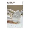 Girls' High Heels Princess Shoes Little Girl Dress Crystal Shoes Soft Sole Silver Children's Fashion Show Performance Leather Shoes