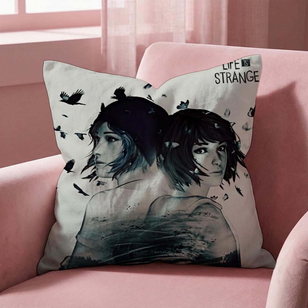 Life Is S-Strange Cushion Cover Multi-Scene Pillow Cover for Home & Car - Reversible, Soft & Durable for Daily Use