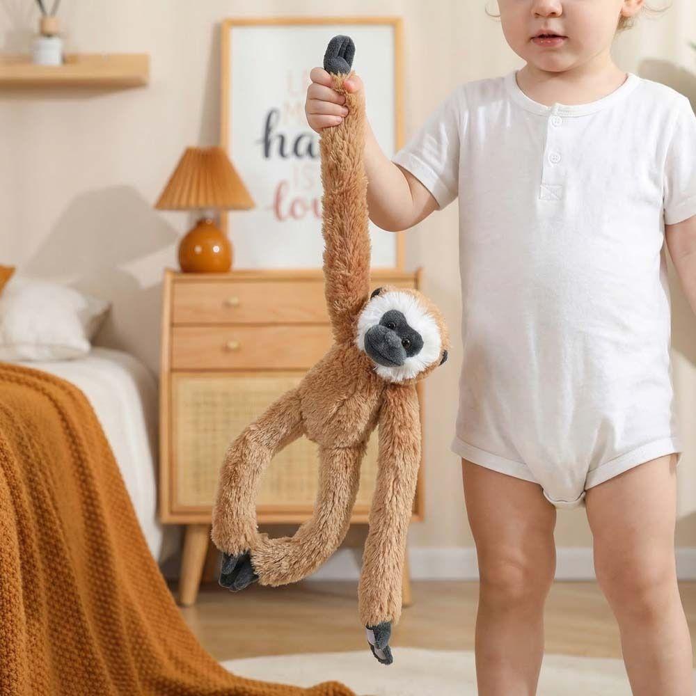 Long Arm Monkey Plush Toy Realistice Orangutan Plush Doll Large Plush Monkey Doll Room Decor