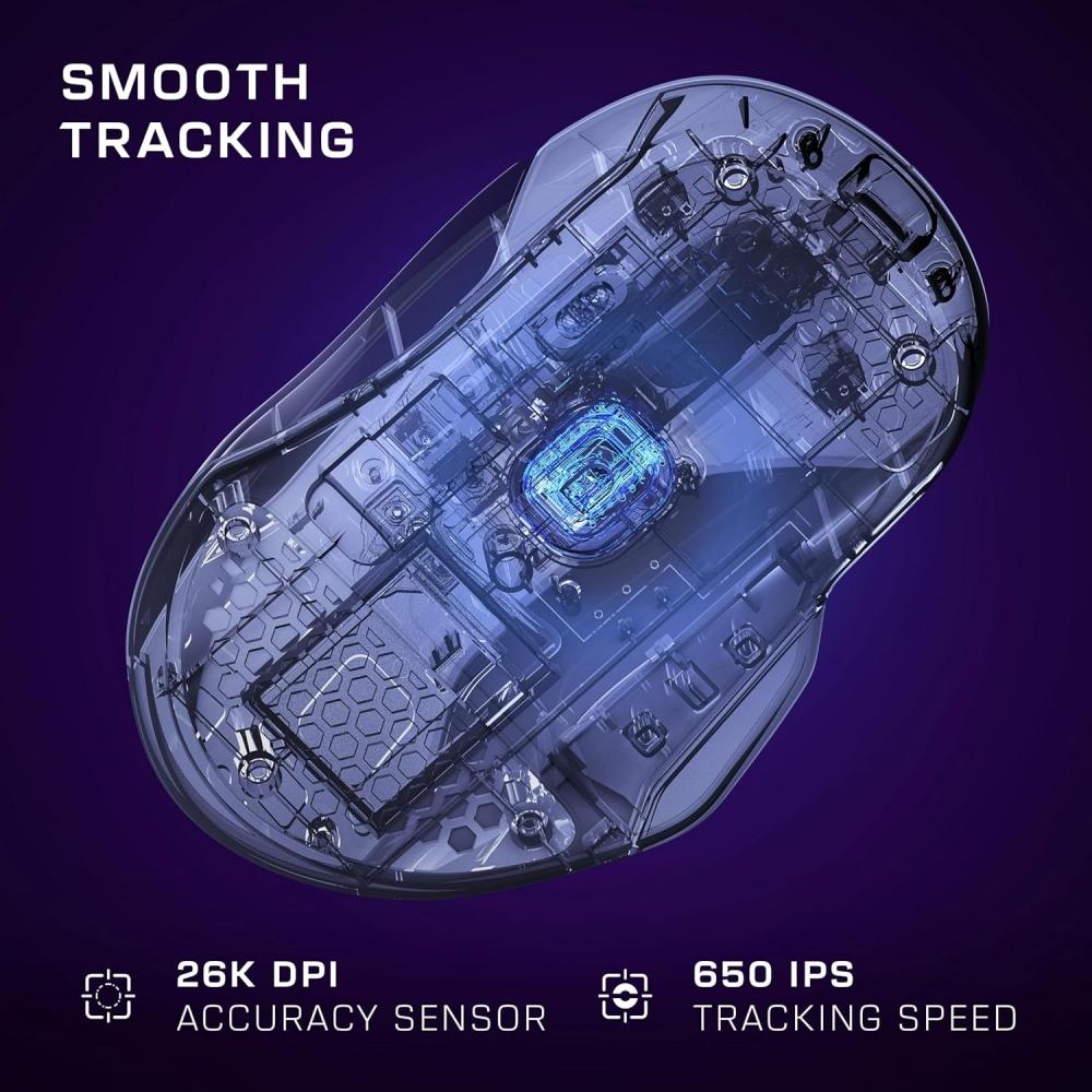 Turtle Beach Gaming Mouse 2.4g Bluetooth 26k Dpi 650ips Mmo Rts Macro Kone Ii