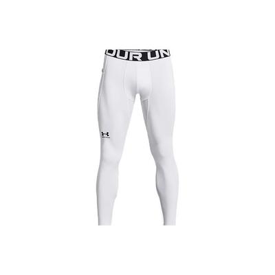 UA Casl Sports Tight Fitness Pants Men Bottoms White 1366075-100