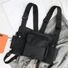 Unisex Outdoor Adjustable Vest, Chest Pouch, Shoulder Waist Bag, Wearable and Durable