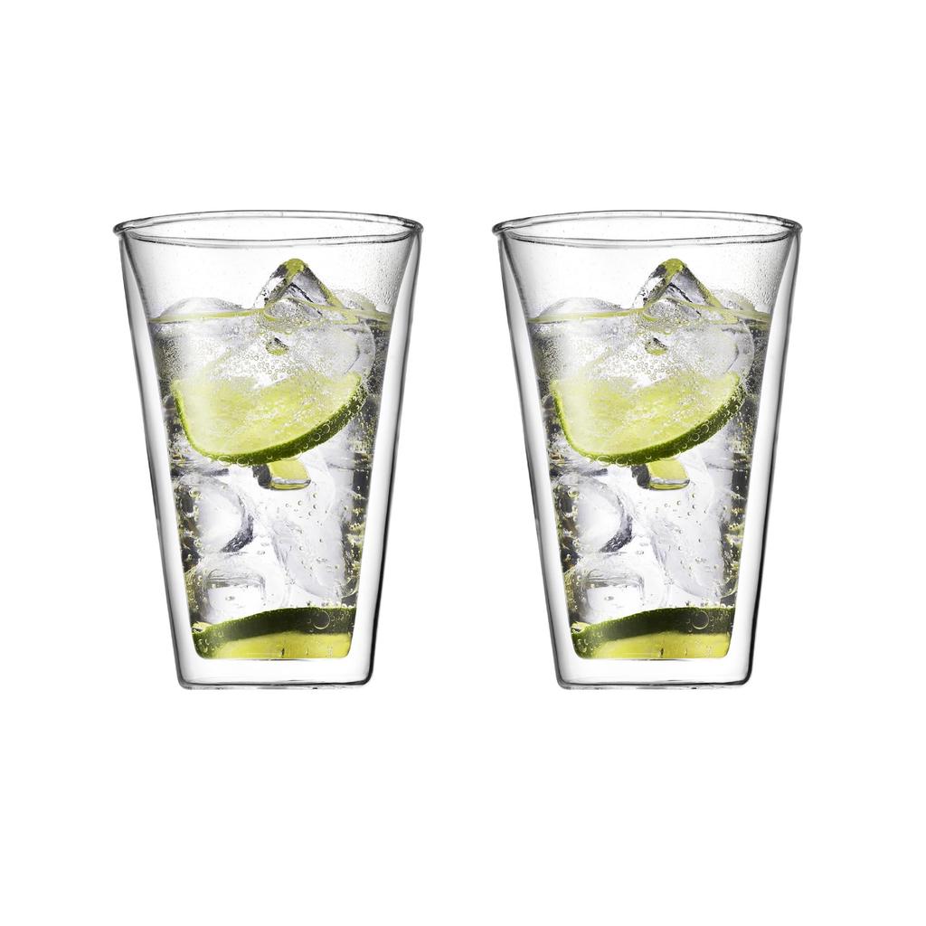 BODUM CANTEEN Double Wall Glass 400ml Set of 2 [Genuine Product] 10110-10