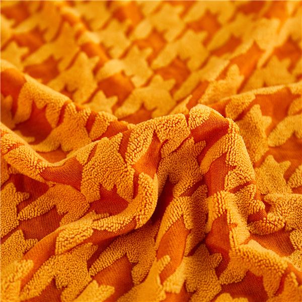 Модный жаккардовый чехол для дивана, эластичный однотонный чехол для дивана, протектор, украшение дома, моющийся чехол для дивана, чехол S Seat оранжевый