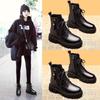 Fashionable New Elegant Thick Soled Short Boots For Winter Round Toe Comfort Anti Slip And Sexy Casual Women'S Riding Boots