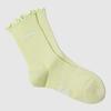 Women's Ruffle Crew Socks Mint UR122CSC26