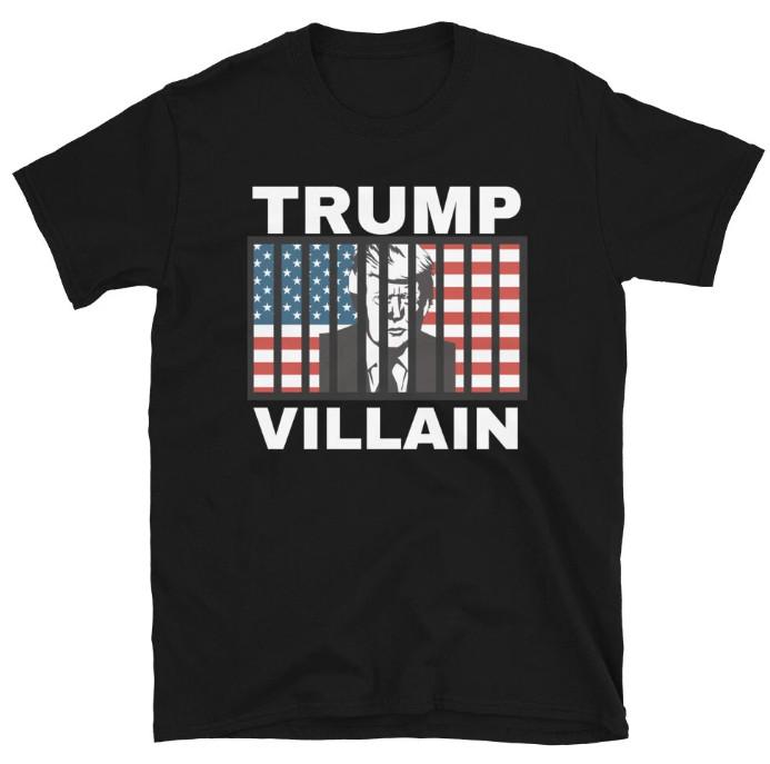 VILLAIN Trump Anti-Trump Pro Democracy T-T-Shirt M
