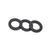 12 szt. Pierścień spryskiwacza kran prysznicowy fajka wodna gumowa wymiana do uszczelnienia (1 ")