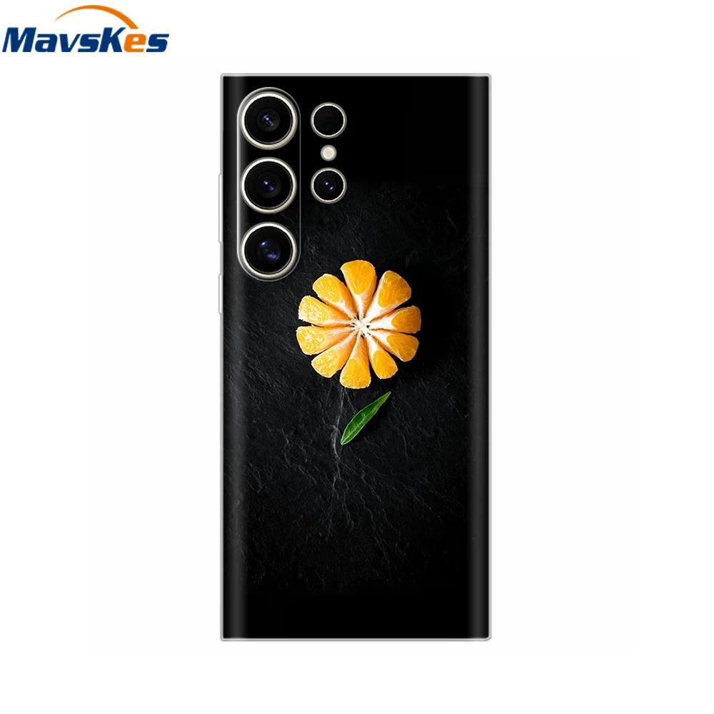 Case For Samsung S25 Ultra Cute Heart Flower Cover Soft Silicone Matte Protective Fundas For Samsung Galaxy S25+ S25 s 25 Shells