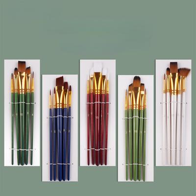 Drawing Brush Selected Nylon Wool Acrylic Brush Birch Rod Painting Student Watercolor Brush Oil Brush Set