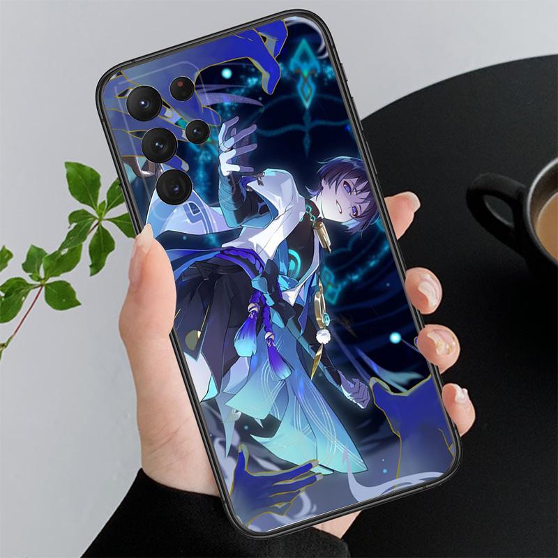 

Чехол для телефона Genshin Impact для Samsung A52S A21S A33 A23 A13 A14 A32 A52 A53 A54 A51 A71 M51 A53 5G