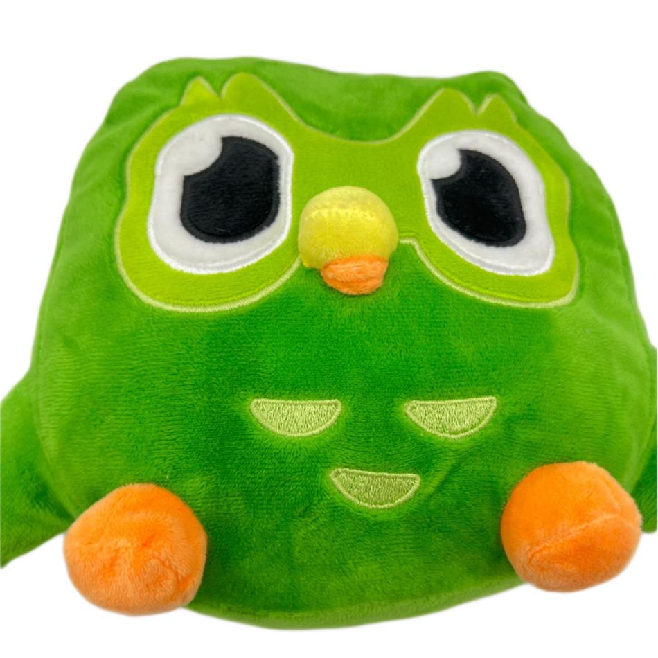 Lovely Green Duo Plushie of Duo The Owl Cartoon Anime Plush Toy Soft Stuffed Animal Plushie Dolls Children Birthday Gift