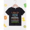 European sizes Boys Casual T-shirt I Asked God For A Friend Letter Print Short Sleeve Crew Neck Comfortable Summer Top