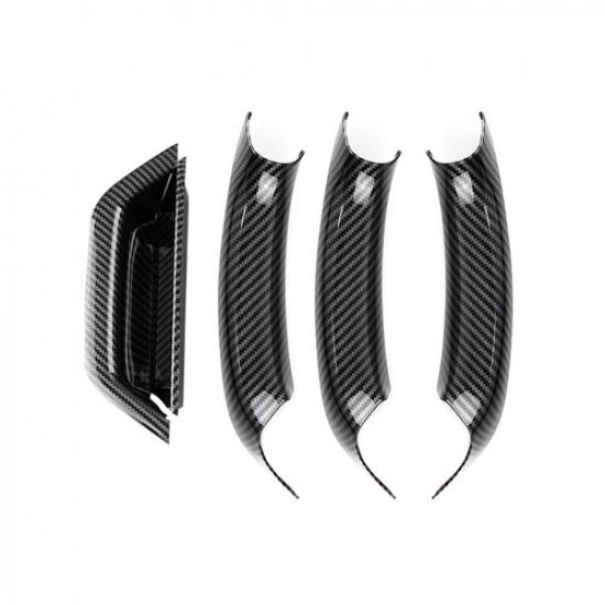 1x Door Handle Panel Pull Trim Frame Cover Fit For BMW X3 X4 F25 F26 2010-2017