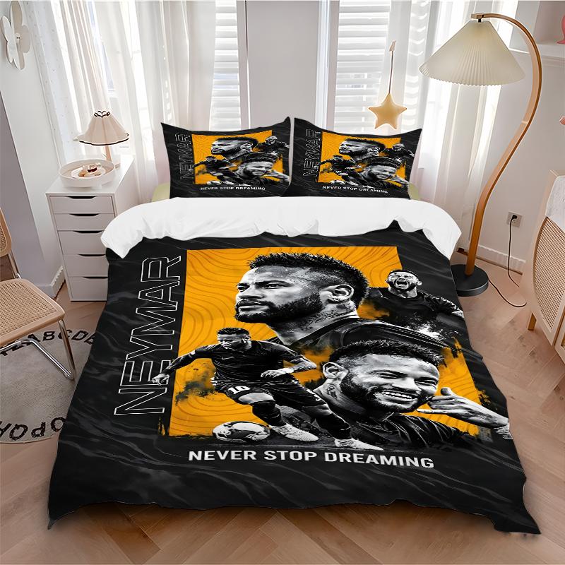 3Pcs Dream Big Play Hard Bedding Sets For All Sizes New 3D Printed Bed Cover Comforter Duvet Cover Pillowcase Bedroom Decoration