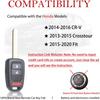 MechanMagic Key Fob Remote Replacement Fits for Honda Fit 2015 2016 2017 2018  /Crosstour 2013-2015/CR-V 2014-2016 MLBHLIK6-1T Keyless Entry Remote