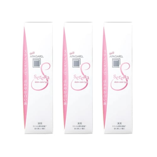 Apagard Serena 105g Whitening Stain Care Toothpaste (Set of 3) for Whitening, Stain Removal, Cavity Prevention, and Medicated Toothpaste. Includes Ori