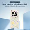 For Xiaomi 15 Ultra Case Small Flowers Pattern Printing Straight Edge TPU Phone Back Cover