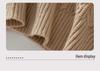Fuzzy Solid Color Knit Cardigan: European & American Style Women's Retro Loose Long Sleeve Sweater for Autumn & Winter