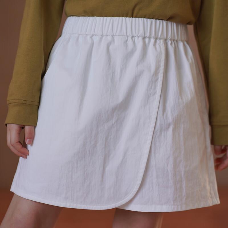 Hacikis Girls  Summer White Casual Skort Shorts 140
