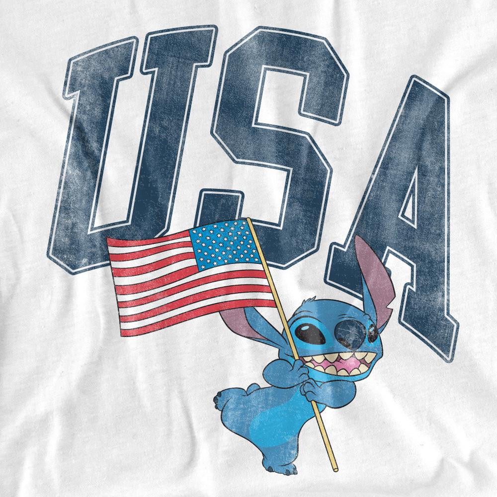 Lilo & Stitch Womens/Ladies USA T-Shirt