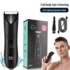Aparat electric de tuns și ras impermeabil pentru părul corporal pentru bărbați și femei
