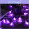 Timelessly Designed Purple Bat And Spider Led String Lights For Festive Occasions