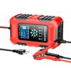 12V/24V 10A Multifunction Smart Charger for Motorcycle, Car & Van Repair