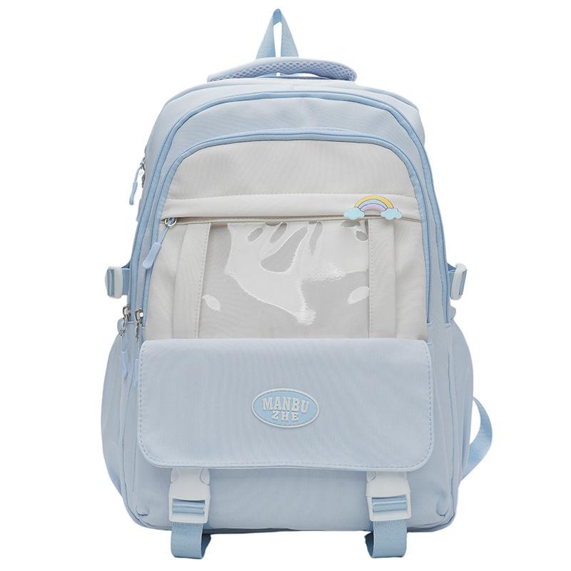 Schoolbag New Japanese Ins High Value Fresh and Sweet Pain Bag Female Junior High School Students Lightweight Large Capacity Backpack