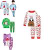 New Cotton Blend Christmas Outfit Set For Kids Cozy Soft Comfortable Sleepwear