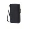New RFID men's business wallet, stylish double zipper long wallet, vintage large capacity clutch