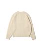 OTHERFITS Oversized Henley Neck Cable Knit (Ivory)