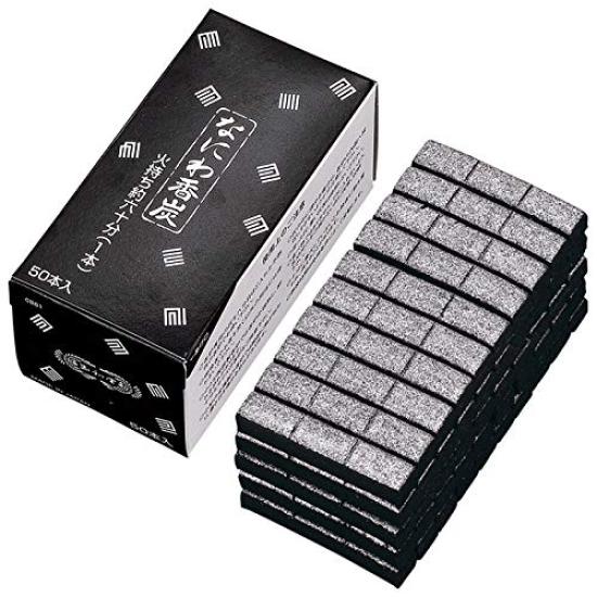 Tamashodo Naniwa Incense Charcoal (50 pieces)