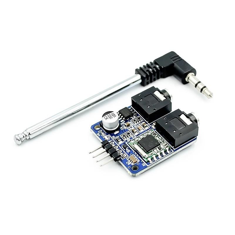 Radio Station Tea5767 Fm Stereo Radio Module For 76-108Mhz With Free Cable Antenna