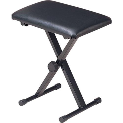 Kikutani Keyboard Bench/Piano Stool, X-Shaped, KB-66, Black