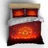 Logo ardent de Manchester United. Ensembles de literie Ensembles de housses de couette Housses de couette Taies d'oreiller(1 * Housse de couette 2 * Taies d'oreiller sans couette)