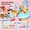 Play Children Imaginative Kitchen Toys Cutting Sensory Features Development