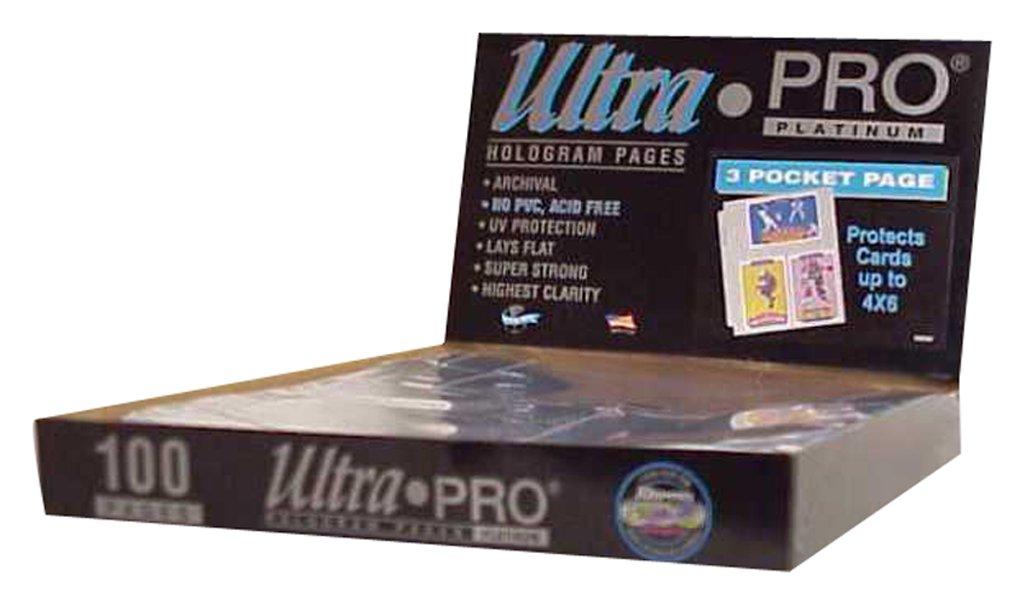 

Платиновая страница 3 Карман 4x6 Коробка из 100 штук [UltraPro Collectibles] (#246D)