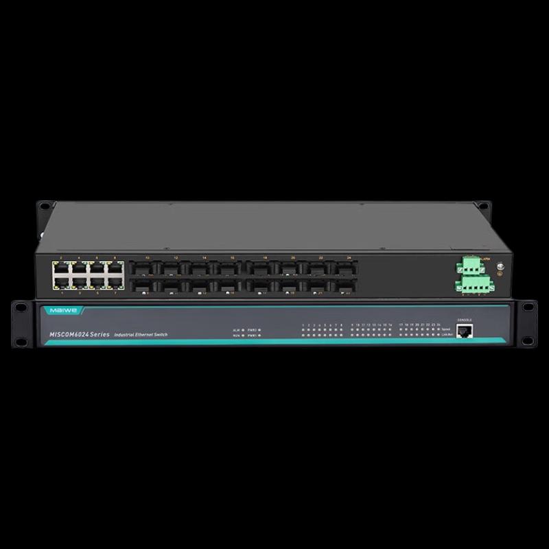 Maiwei 24/26/28-Port Managed Industrial Gigabit/10-Gigabit Rackmount Switch