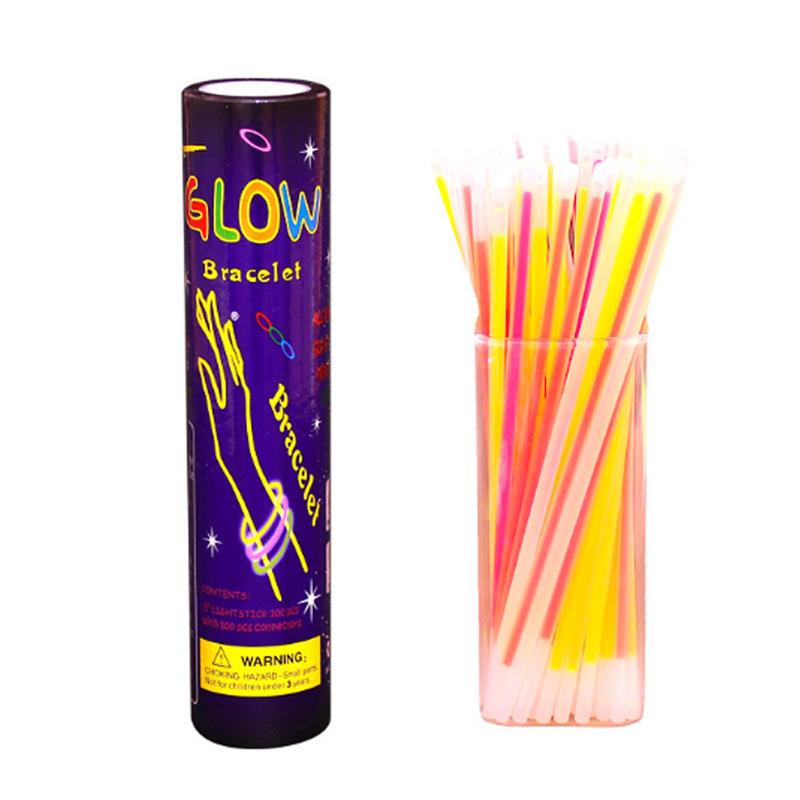 

100 светящихся браслетов: Светящиеся игрушки для концертов и вечеринок 0