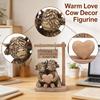 Figuras de Vacas Juntas Hughie de Lesser & Pavey, Estatuas Para Decoración del Hogar | Adornos Ideales, Regalos de Amistad Para Mujeres y Hombres | Centro de Mesa