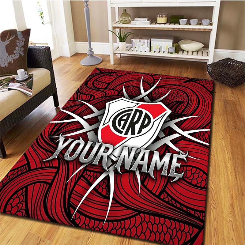 Dragon Crest Custom Name Carpet Rug For Living Room Bedroom Home Sofa Decoration Kids Play Nonslip Floor Mat