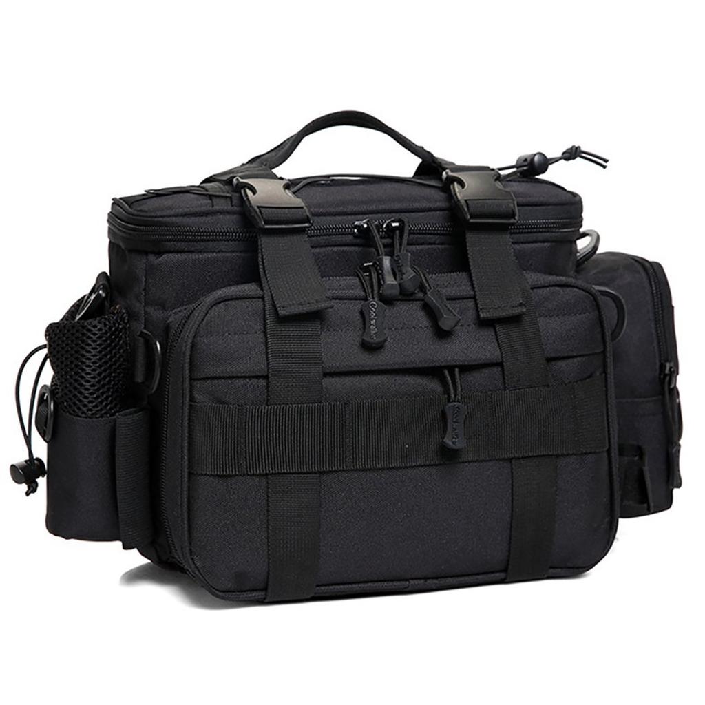 Multifunctional Fishing Large Hip for Lure Mountain Stream Boat Fishing Tool Outdoor Mountain and Travel Bag, Capacity, 3-Way Bag, Fishing, Eging,