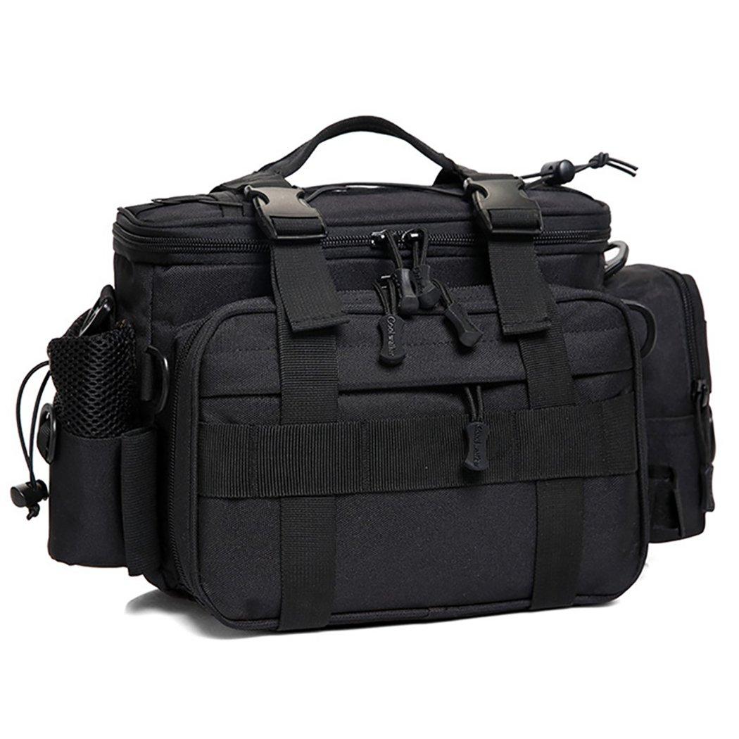 

Многофункциональная большая набедренная сумка для рыбалки для приманок, для ловли в горных ручьях, для лодочной ловли, для инструментов, для активного отдыха в горах и для путешествий, вместительная, сумка 3-в-1, для рыбалки, эгинга, чёрный