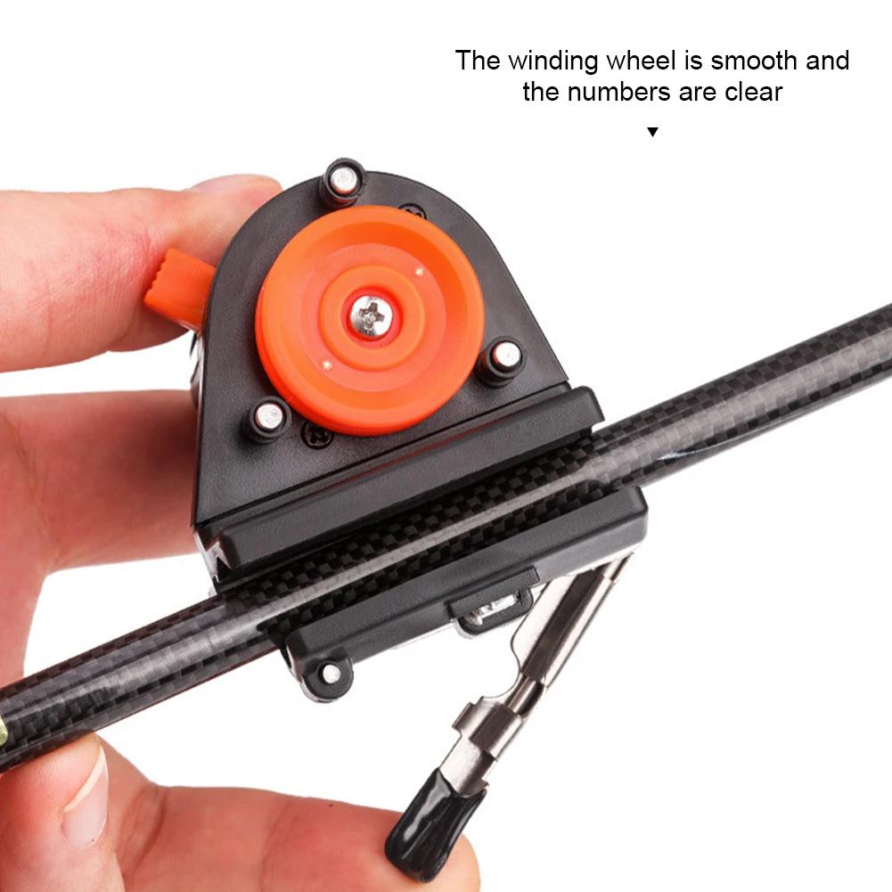Fishing Line Counter 0-999M Fishing Line Depth Counter Finder Tool Tackle Length Gauge Counter