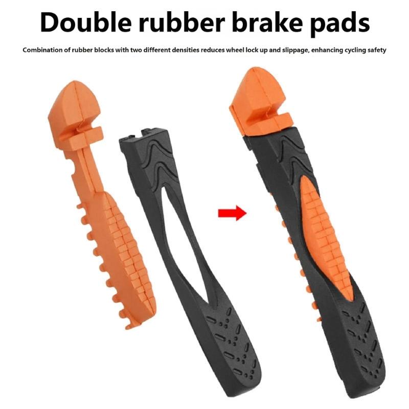 Reliability Smooth And Safe Bicycles Brake Pad Effective Noise Reducing Brake Pad For Maximums Grip And Durability