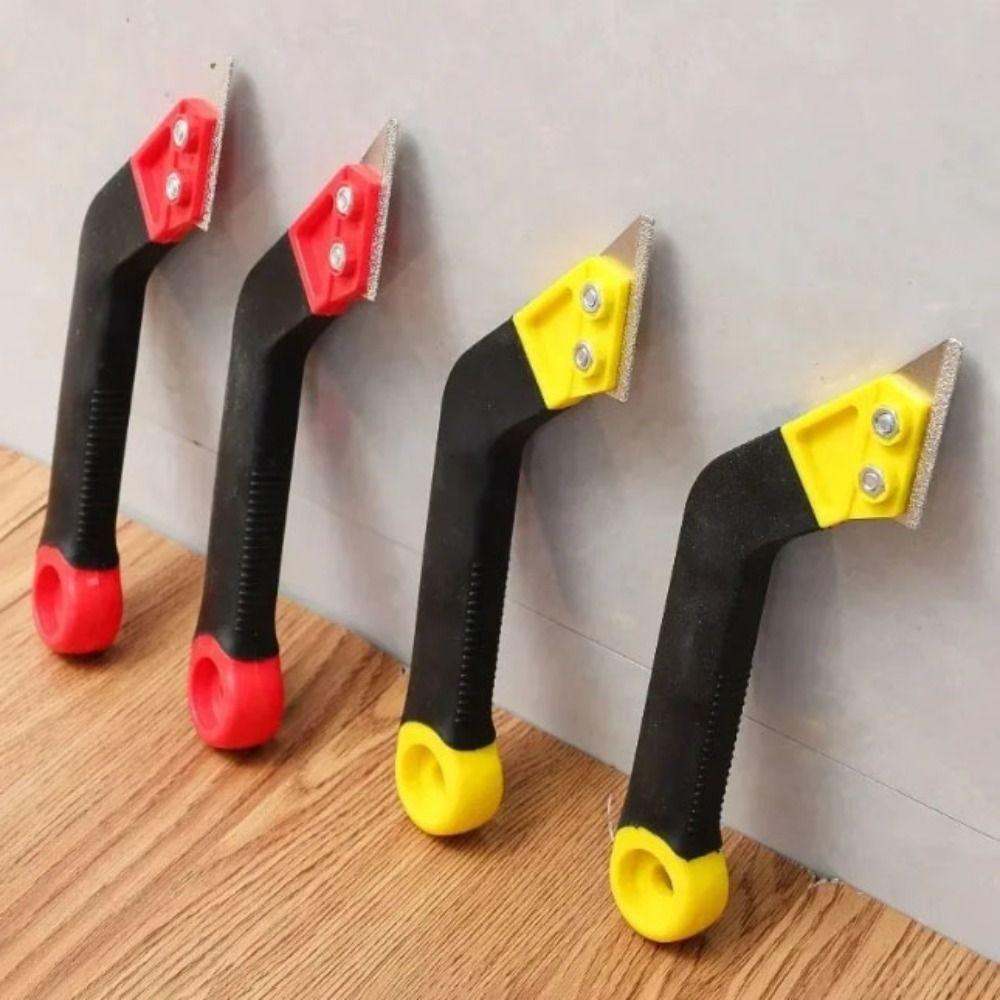 Broken Particle Chip Tile Grout Remover Plastic Handle Joint Rake Scraper  Floor Tiles