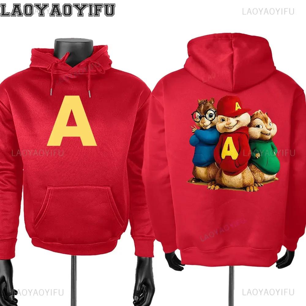 Alvin and The Chipmunks: The Squeakquel's Pullover Woman Manfashion Drop Shoulder Hoodie Is Available for Best Friend Sweatshirt