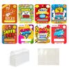 8 Pcs Father's Day Money Holder Ornaments Cash Money Holder Card with Plastic Cover And Adhesive DIY Father's Day Appreciation Gift