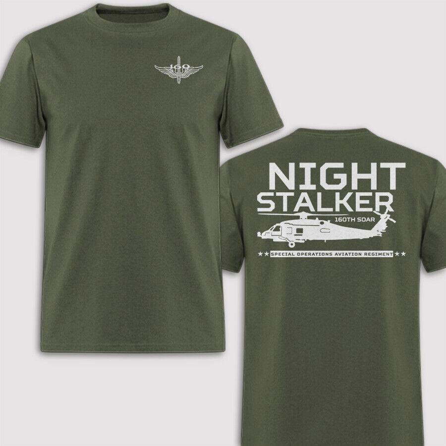 160th Special Operations Aviation RegiUnisext SOAR Night Stalker TShirt 100 Cotton ONeck Summer Short Sleeve Casual Unisexs Tshirt